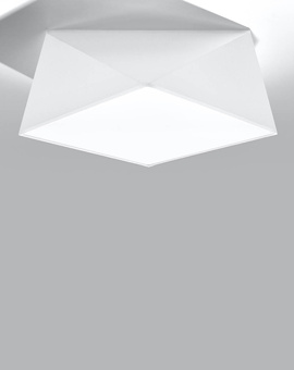 Ceiling lamp HEXA 35 WHITE + 2x LED Bulb E27 4000K Cool White 7.5W 650lm