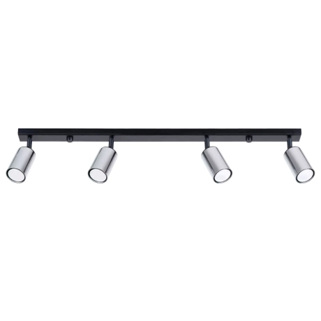 Ceiling lamp WINX 4L black/chrome