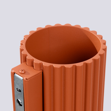 Wall lamp AURA red ochra G9