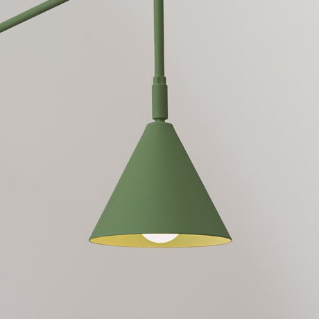 Wall lamp NOX olive green