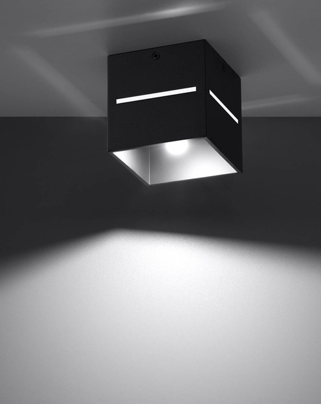 Ceiling lamp LOBO black + 1x LED Bulb G9 3000K Warm 4.5W 510lm