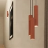 Pendant lamp LAGOS 2 red ochre