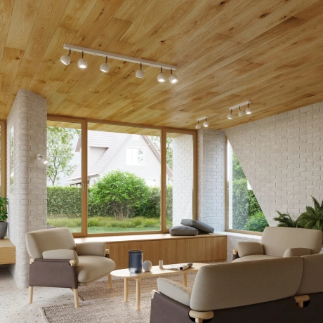 Wall lamp OCULARE white