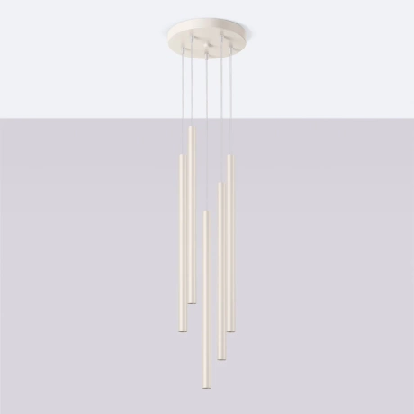 Pendant lamp PASTELO 5P beige