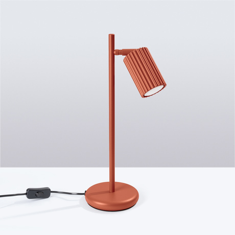 Table lamp KARBON red ochre
