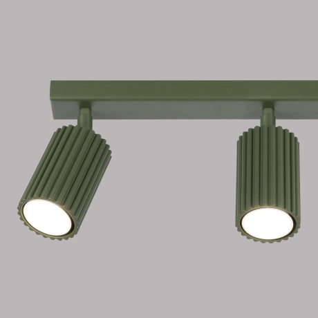 Ceiling lamp KARBON 3L olive green