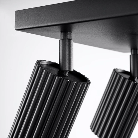 Ceiling lamp KARBON 4 black