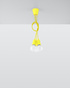 Hanging lamp DIEGO 3 yellow + 3x LED Bulb E27 4000K Cool White 7.5W 650lm