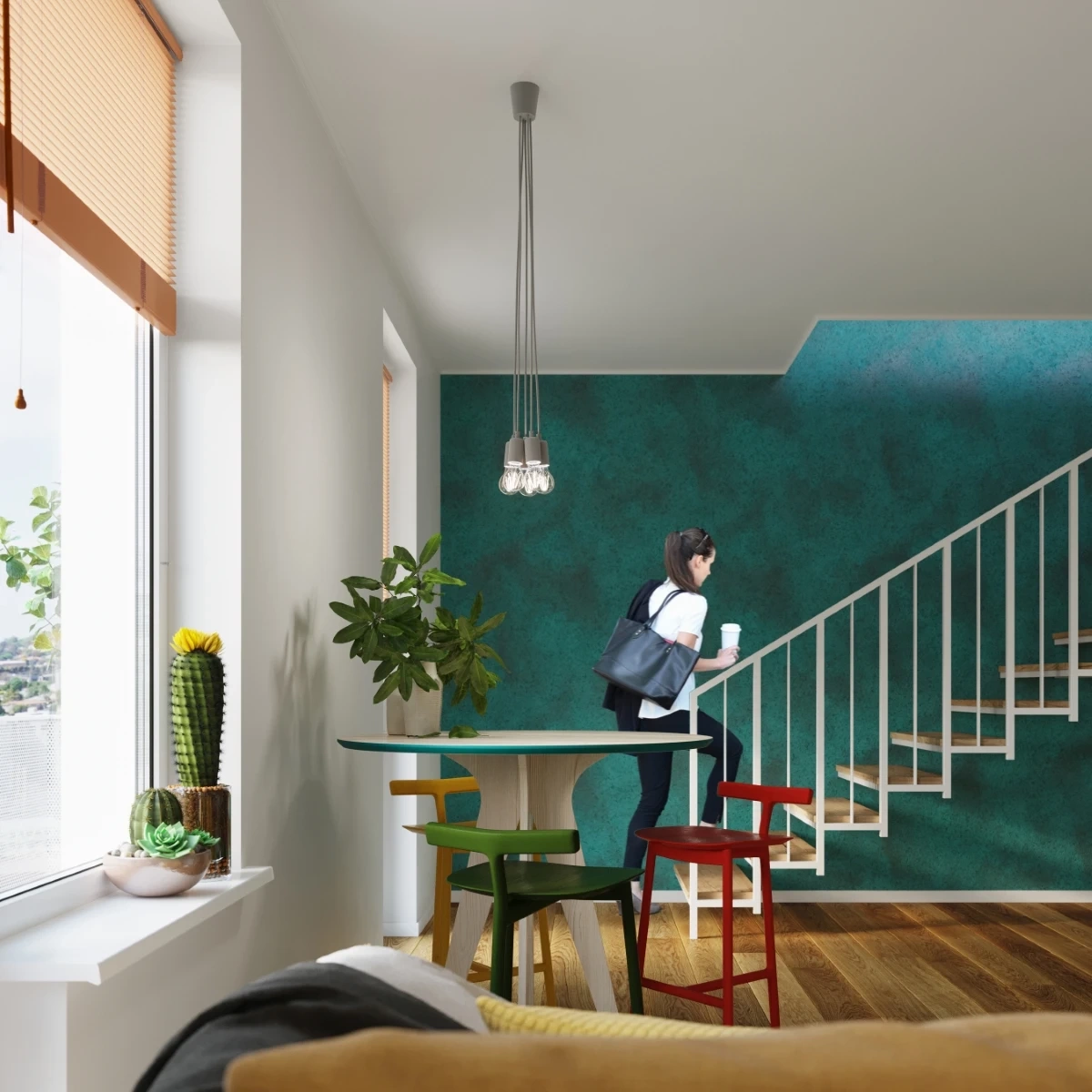 Pendant lamp DIEGO 3 grey