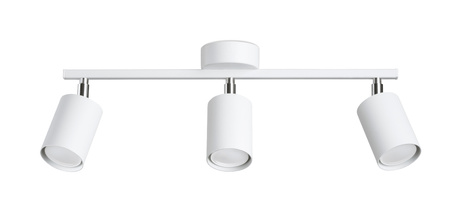 Ceiling lamp LEMMI 3 white + 3x LED Bulb GU-10 3000K Warm 7W 510lm