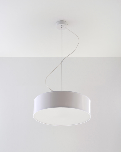 Ceiling lamp ARENA 35 WHITE + 2x LED Bulb E27 3000K Warm 7.5W 620lm