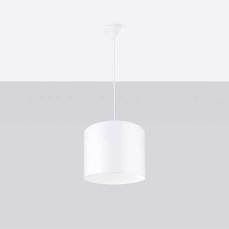 Ceiling pendant lamp NOVA 30 white + 1x LED Bulb E27 3000K Warm 7.5W 620lm