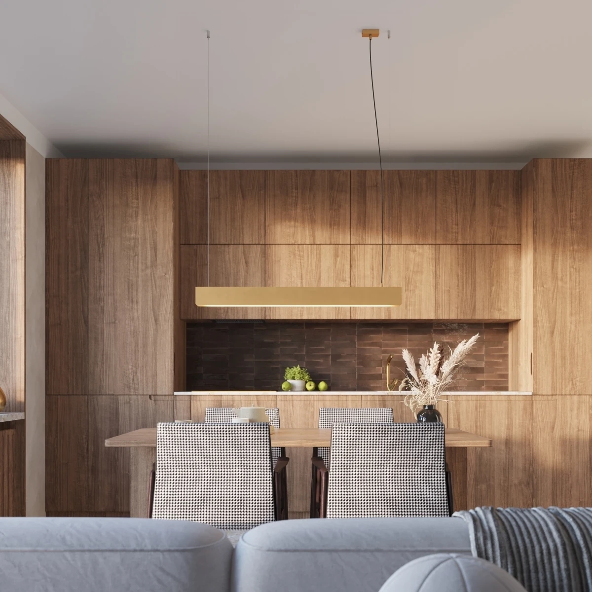 Pendant lamp SPARK gold