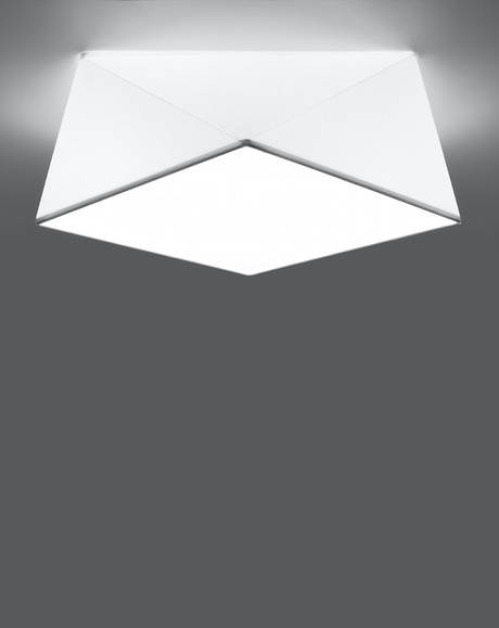 Ceiling lamp HEXA 35 WHITE + 2x LED Bulb E27 4000K Cool White 7.5W 650lm