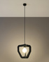Pendant lamp TRES black + 1x LED Bulb E27 4000K Cool White 7.5W 650lm
