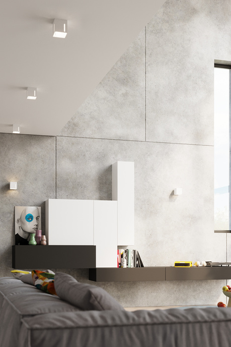 Ceiling lamp PIXAR white + 1x LED Bulb G9 4000K Cool White 4.5W 530lm