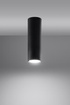 Ceiling lamp LAGOS 20 black + 1x LED bulb GU-10 3000K Warm 7W 620lm
