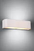 Wall lamp LOKKO white + 2x LED Bulb E27 3000K Warm 7.5W 620lm