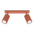 Ceiling lamp KARBON 2 red ochre