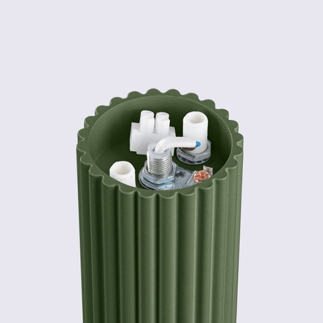 Ceiling lamp HALO olive green IP44