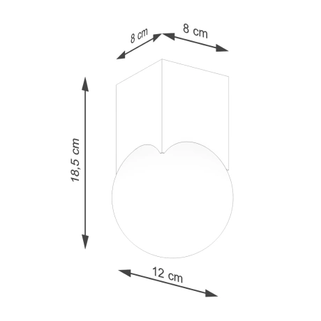 Ceiling lamp SOLIS natural wood