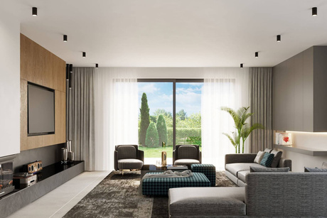 Ceiling lamp LAGOS 10 black + 1x LED Bulb GU-10 4000K Cold 7W 630lm