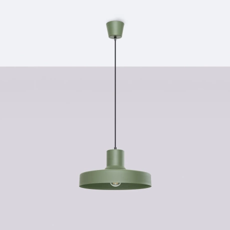Pendant lamp BILO olive green