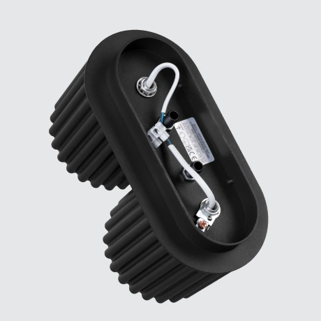 Ceiling lamp AURA 2 black GU10