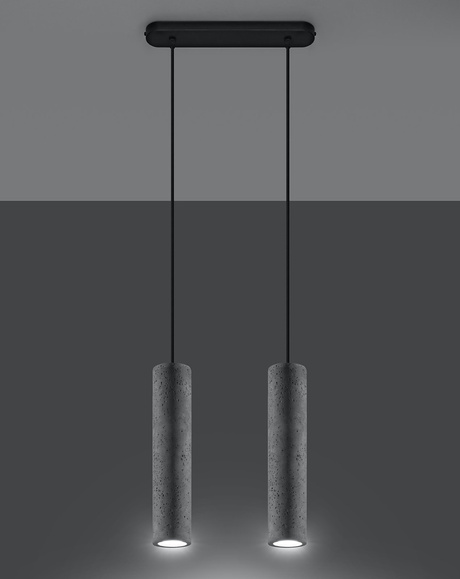 Ceiling lamp LUVO 2 + 2x LED Bulb GU-10 4000K Cool White 7W 630lm