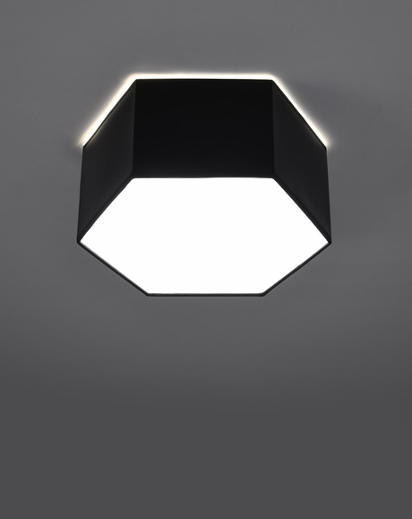 Ceiling lamp SUNDE 13 black + 2x LED Bulb E27 4000K Cool White 7.5W 650lm