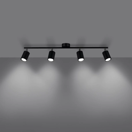 Ceiling lamp LEMMI 4L black