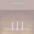 Pendant lamp LIRO 3L white