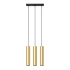 Pendant lamp LAGOS 3 polished gold