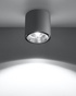 Ceiling lamp TIUBE grey + 1x LED bulb GU10 AR111 4000K COOL 10W 850lm