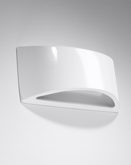 Wall lamp painted VIXEN white gloss + 1x LED Bulb G9 4000K Cold 4.5W 530lm