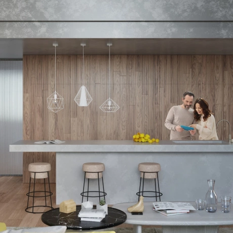 Pendant lamp DEMI white