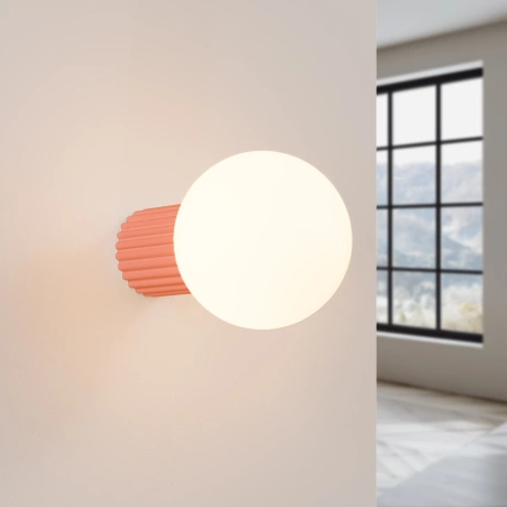 Wall lamp HALO peach IP44