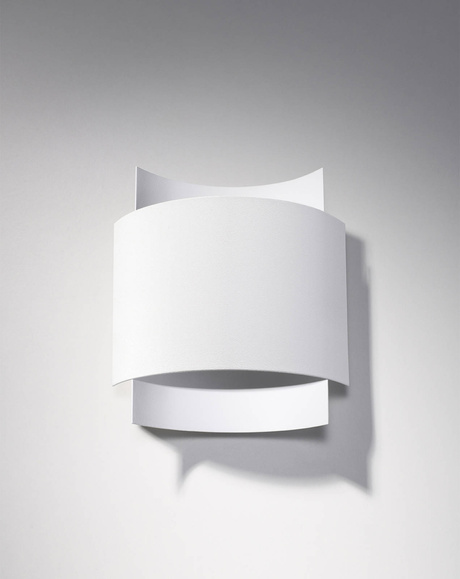 Wall lamp IMPACT white + 1x LED Bulb G9 4000K Cool White 4.5W 530lm