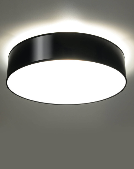 Ceiling lamp ARENA 45 BLACK + 3x LED Bulb E27 4000K Cool White 7.5W 650lm