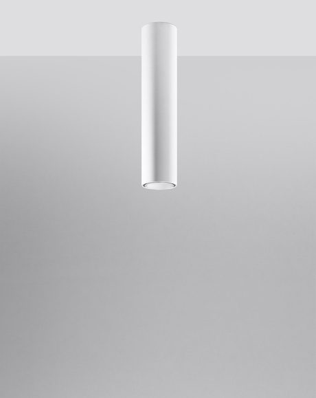 Ceiling lamp LAGOS 40 white + 1x LED Bulb GU-10 3000K Warm 7W 620lm