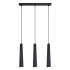 Pendant lamp PRYSM 3L black