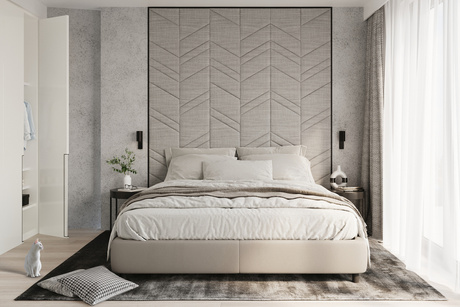 Wall lamp UTTI black + 1x LED bulb GU-10 4000K Cool White 7W 630lm