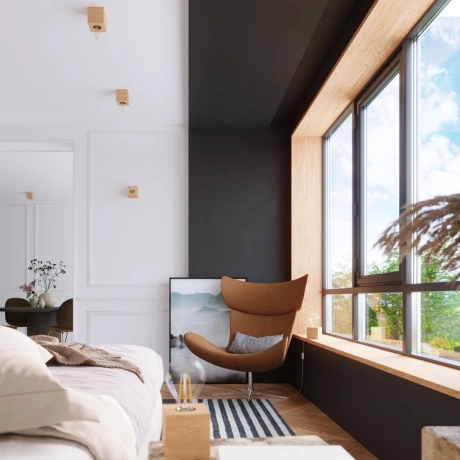 Ceiling lamp ARIZ natural wood