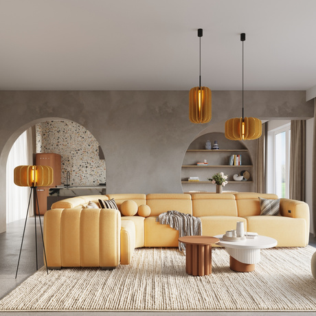Pendant lamp MULA 27 yellow