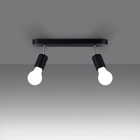 Ceiling lamp FORNES 2 black