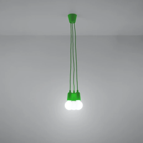 Pendant lamp DIEGO 3 green