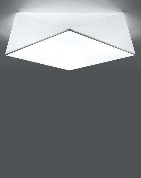 Ceiling lamp HEXA 45 WHITE + 3x LED Bulb E27 3000K Warm White 7.5W 620lm