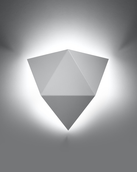 Wall lamp SOLIDO white + 1x LED Bulb G9 3000K Warm 4.5W 510lm