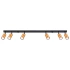 Ceiling lamp WINX 6L black/cooper