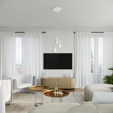 Pendant lamp HALO 1 white